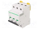 Circuit breaker; 230/400VAC; 100÷144VDC; Inom: 40A; Poles: 3; DIN