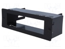 Mounting half frame for CB radio; with center hole; 141x37mm