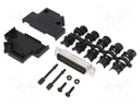 D-Sub; PIN: 25; male; unshielded; angled 45°; soldering; for cable