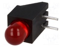 LED; in housing; red; 4.7mm; No.of diodes: 1; 20mA; 60°; 2÷2.5V