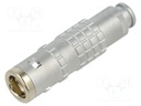 Connector: circular; 1E; plug; male; PIN: 3; soldering; for cable