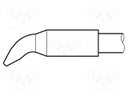 Tip; bent chisel; 2.2x1mm; longlife