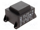 Transformer: encapsulated; 20VA; 230VAC; 12V; 12V; 834mA; 834mA