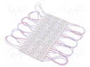 LED; white; 1.2W; 6500K; 120lm; IP67; 160°; No.of diodes: 3; -25÷55°C
