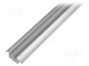 Profiles for LED modules; mat; recessed; L: 2m; aluminium