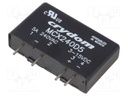 Relay: solid state; Ucntrl: 3÷15VDC; 5A; 12÷280VAC; THT; SIP