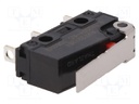 Microswitch SNAP ACTION; with lever; SPDT; 0.1A/250VAC; ON-(ON)