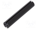 Spacer sleeve; LED; Øout: 5.1mm; ØLED: 5mm; L: 30mm; black; UL94V-0