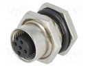 Socket; M12; PIN: 5; female; A code-DeviceNet / CANopen; soldering