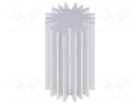 Heatsink; LED; Ø: 20mm; H: 37.5mm