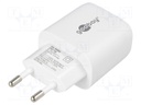 Power supply: switched-mode; plug; 25W; Plug: EU; Usup: 110÷240VAC