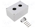 Enclosure: for remote controller; X: 78mm; Y: 118mm; Z: 55mm