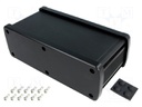 Enclosure: multipurpose; X: 177.6mm; Y: 89mm; Z: 61.1mm; aluminium