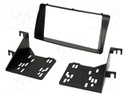 Radio mounting frame; Toyota; 2 DIN; black