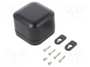 Enclosure: multipurpose; X: 80mm; Y: 80mm; Z: 60mm; polycarbonate