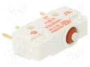 Microswitch SNAP ACTION; without lever; SPDT; 5A/250VAC; ON-(ON)