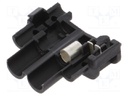 Quick splice; IDC; 0.75÷2.5mm2; for cable; black; 6pcs.