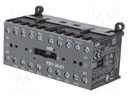 Contactor: 3-pole reversing; NO x3; Auxiliary contacts: NC; 20A