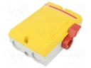 Switch-disconnector; Poles: 4; flush mounting; 40A; BW; IP65