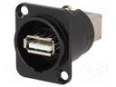 Adapter; USB A socket-front,USB B socket-back; FT; USB 2.0