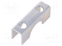 Mounting coupler; steel; zinc; Application: u-bolt