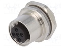Socket; M12; PIN: 4; female; A code-DeviceNet / CANopen; soldering