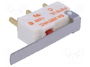 Microswitch SNAP ACTION; with lever; SPDT; 5A/250VAC; ON-(ON)