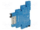 Relay: interface; SPDT; Ucoil: 12VDC; Ucoil: 12VAC; 6A; 6A/250VAC