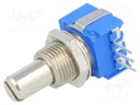 Potentiometer: shaft; THT; 1W; 5kΩ; ±10%; 290°; for PCB; linear; IP64