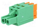 Pluggable terminal block; 5.08mm; ways: 2; straight; plug; female