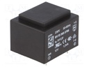 Transformer: encapsulated; 1.5VA; 230VAC; 12V; 125mA; Mounting: PCB