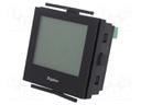 Power network meter; on panel; digital,mounting; VDC: 0÷2V,10V