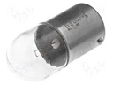 Filament lamp: miniature; BA15S; 12VDC; Bulb: cylindrical; 5W