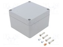 Enclosure: multipurpose; X: 120mm; Y: 122mm; Z: 80mm; S-8100; IP66