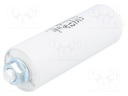 Capacitor: for discharge lamp; 12uF; 250VAC; ±10%; Ø30x83mm; 6