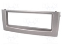 Radio mounting frame; Fiat; 1 DIN; metallic anthracite