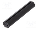 Spacer sleeve; LED; Øout: 5.1mm; ØLED: 5mm; L: 27mm; black; UL94V-0