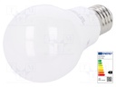 LED lamp; cool white; E27; 230VAC; 1055lm; 11.5W; 6500K; CRImin: 80