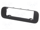 Radio mounting frame; Fiat; 1 DIN; matt black