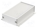 Enclosure: with panel; with fixing lugs; Filotec; X: 55.3mm; IP40