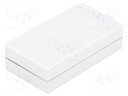 Enclosure: multipurpose; X: 35mm; Y: 63mm; Z: 18mm; ABS; grey