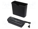 Shredder; 7l; 314x133x300mm; Cut: strip cut; Protection: P-2