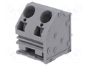 PCB terminal block; angled; 15mm; ways: 2; on PCBs; 0.2÷16mm2; 65A