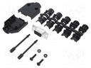D-Sub; PIN: 9; female; unshielded; straight; soldering; for cable