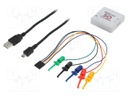 Logic analyser; Channels: 4; Band: ≤100MHz; Mem.length: 2Mpts; 50V