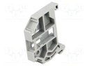 Holder; grey; 6x28x45mm