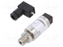 Converter: pressure; Range of val.cntrl: 0÷6 bar; 9÷32VDC; 0.5%