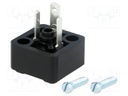 Connector: valve connector; socket; form C; 8mm; male; PIN: 3; 6A