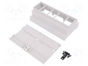Enclosure: for DIN rail mounting; Y: 90mm; X: 159mm; Z: 53mm; PPO