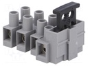 Terminal block; screw terminal; ways: 4; 0.5÷2.5mm2; terminals: 8